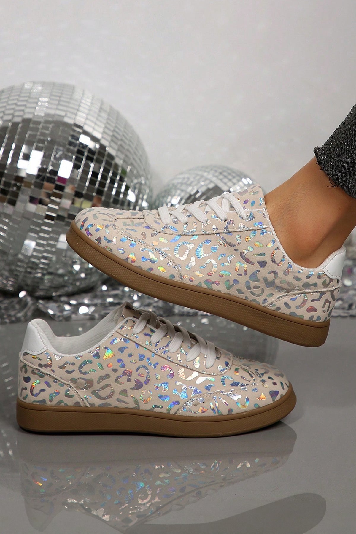 Shimmer Leopard Sneakers