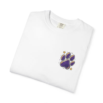 Tiger Spirit Shirt, Shes a Tiger I Can Tell Tee, Purple Gold Tigers Shirt, Tiger Mom Game Day Shirt, School Spirit Tee