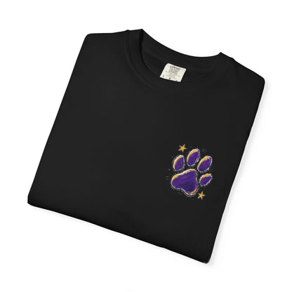 Tiger Spirit Shirt, Shes a Tiger I Can Tell Tee, Purple Gold Tigers Shirt, Tiger Mom Game Day Shirt, School Spirit Tee