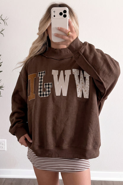 WWJD Embroidered Sweatshirt