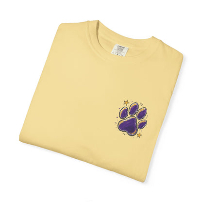 Tiger Spirit Shirt, Shes a Tiger I Can Tell Tee, Purple Gold Tigers Shirt, Tiger Mom Game Day Shirt, School Spirit Tee