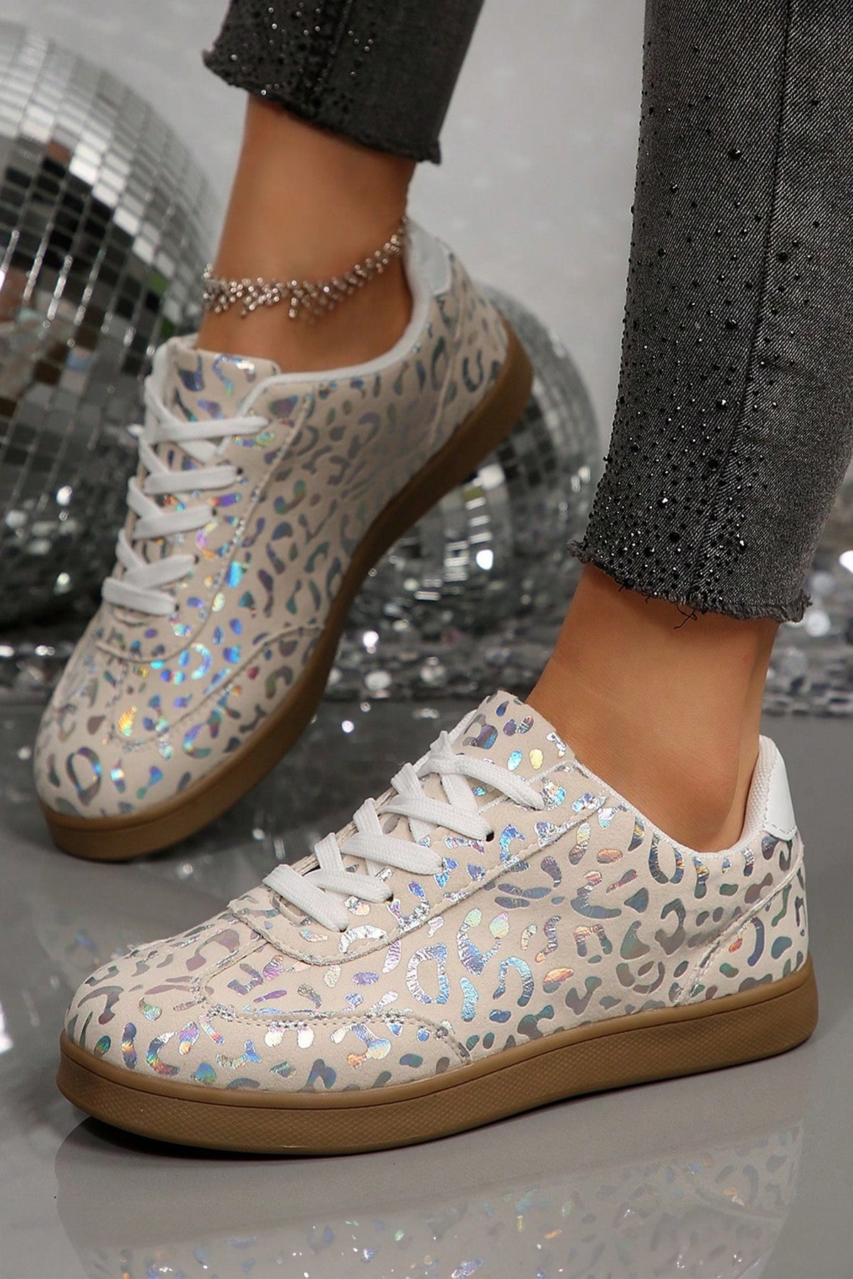 Shimmer Leopard Sneakers