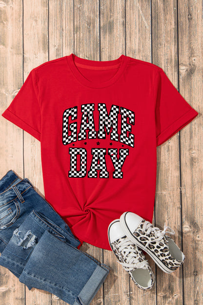 Checkered Game Day Tee