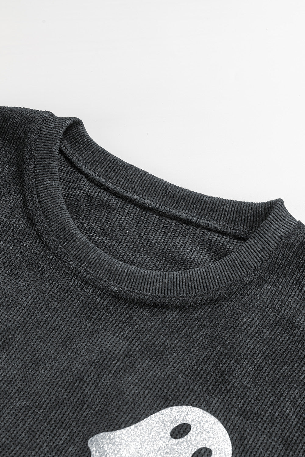 Halloween Ghost Corded Sweatshirt