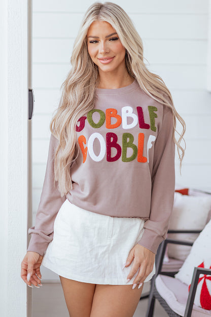 Gobble Thanksgiving Sweatshirt