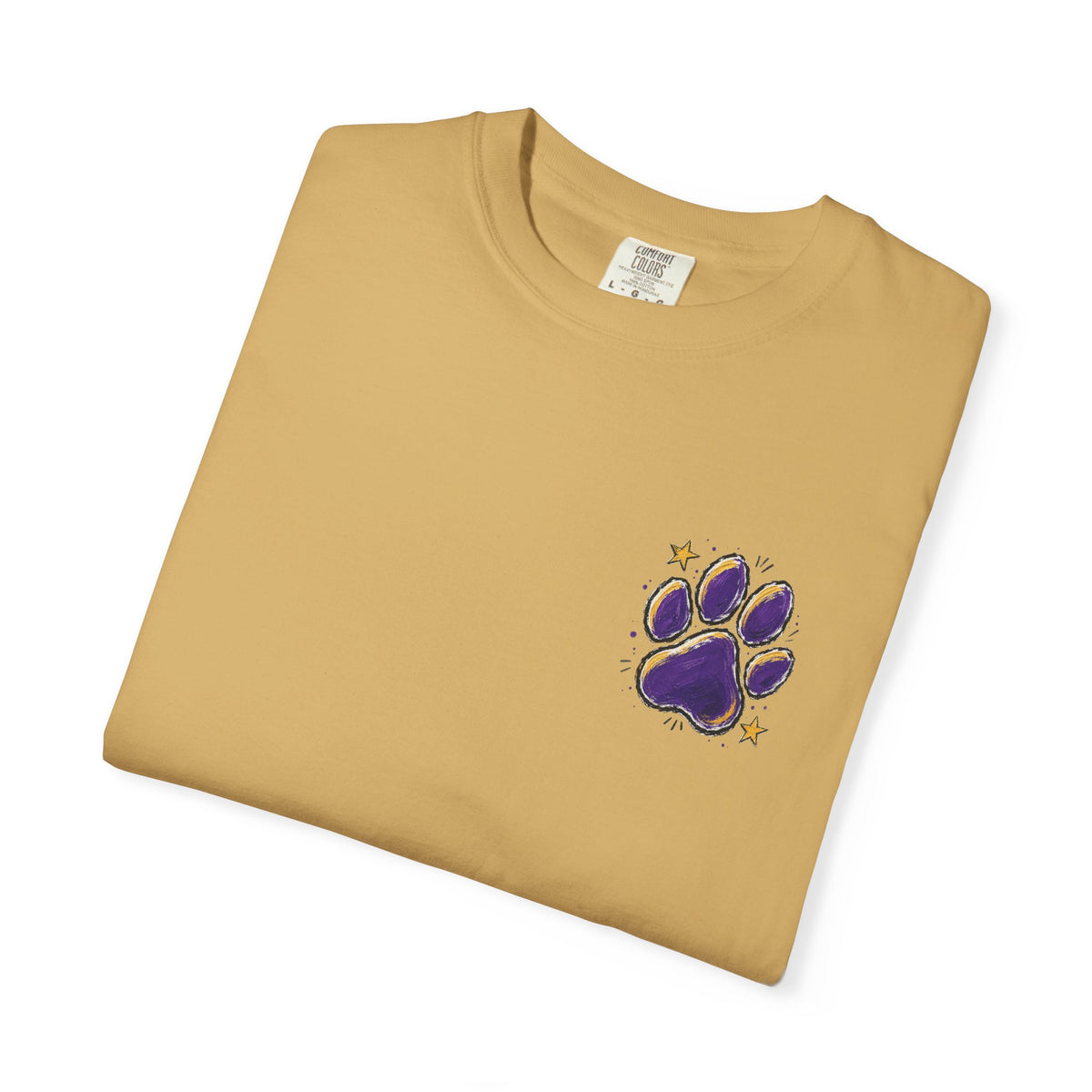 Tiger Spirit Shirt, Shes a Tiger I Can Tell Tee, Purple Gold Tigers Shirt, Tiger Mom Game Day Shirt, School Spirit Tee