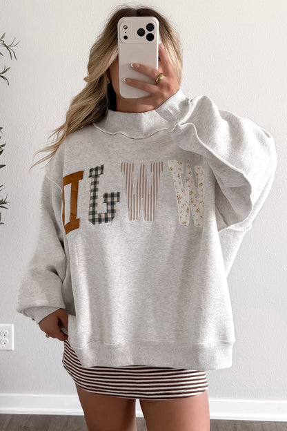 WWJD Embroidered Sweatshirt