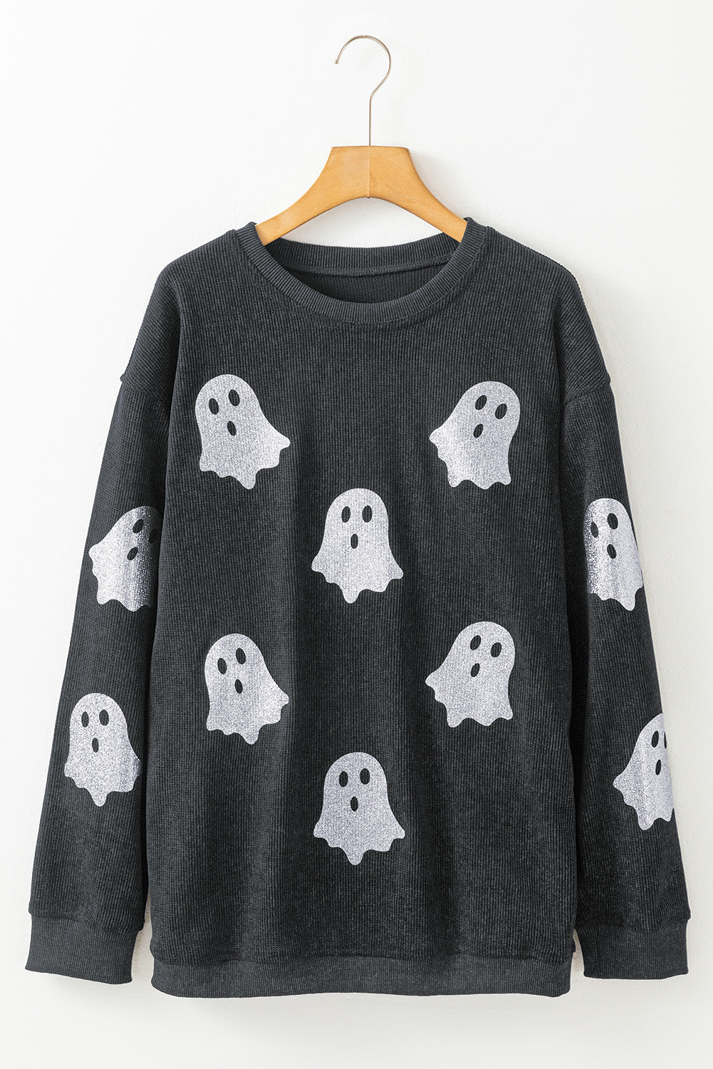Halloween Ghost Corded Sweatshirt