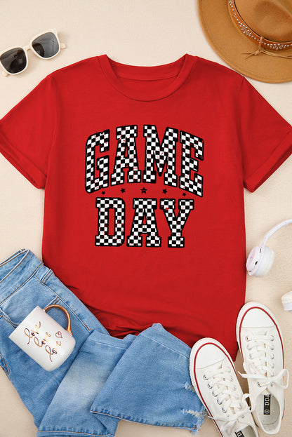 Checkered Game Day Tee
