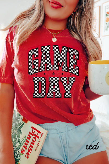 Checkered Game Day Tee