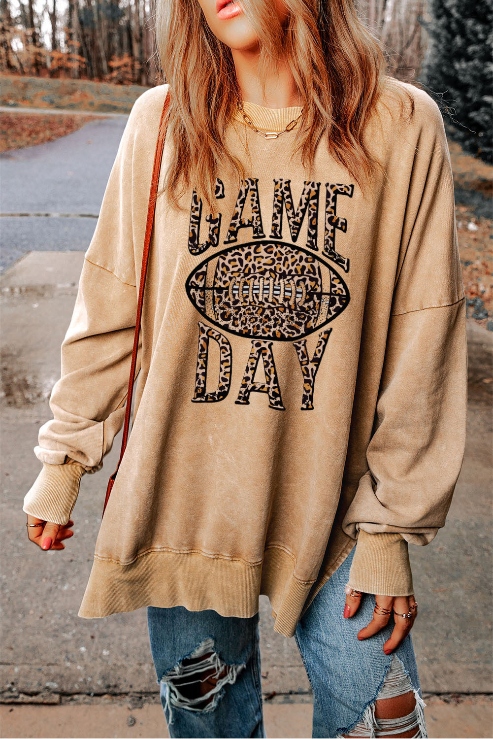 Leopard Football Game Day Sweatshirt