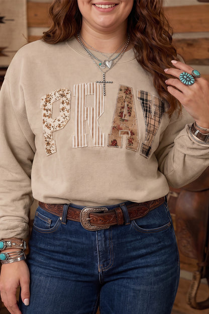 PRAY Patchwork Sweatshirt