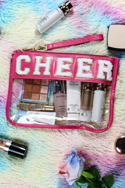 DANCE Chenille Clear Cosmetic Bag