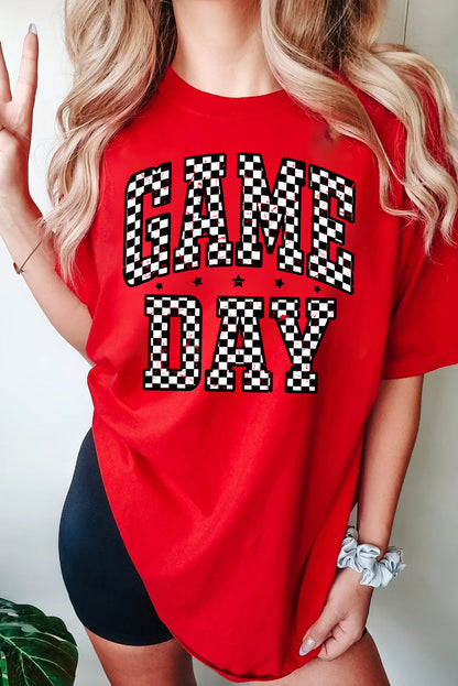 Checkered Game Day Tee