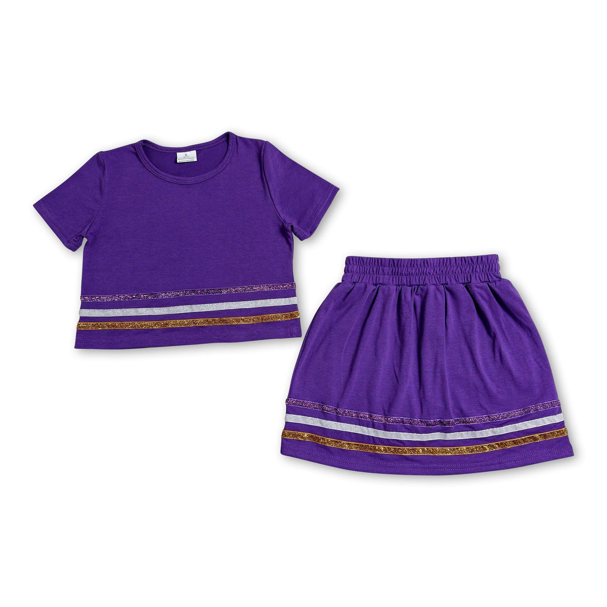 Purple short girls outfits