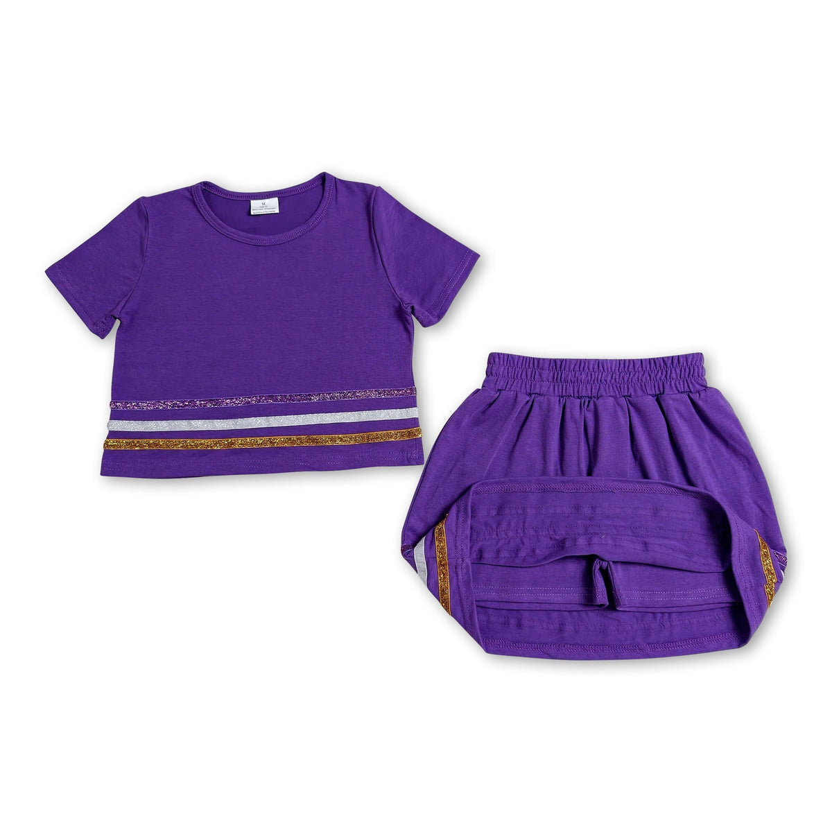 Purple short girls outfits