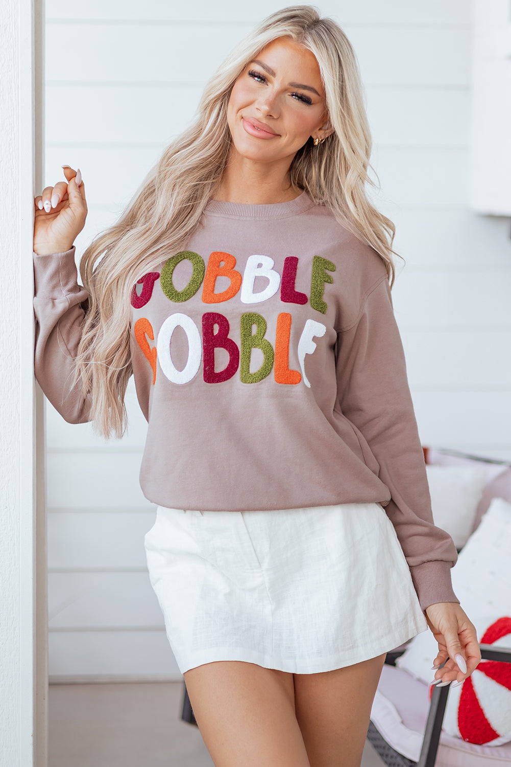 Gobble Thanksgiving Sweatshirt