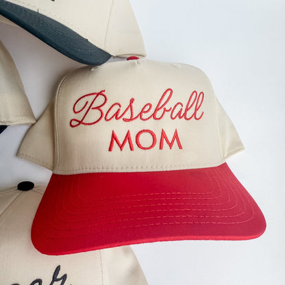 Baseball Mom  Trucker Hat