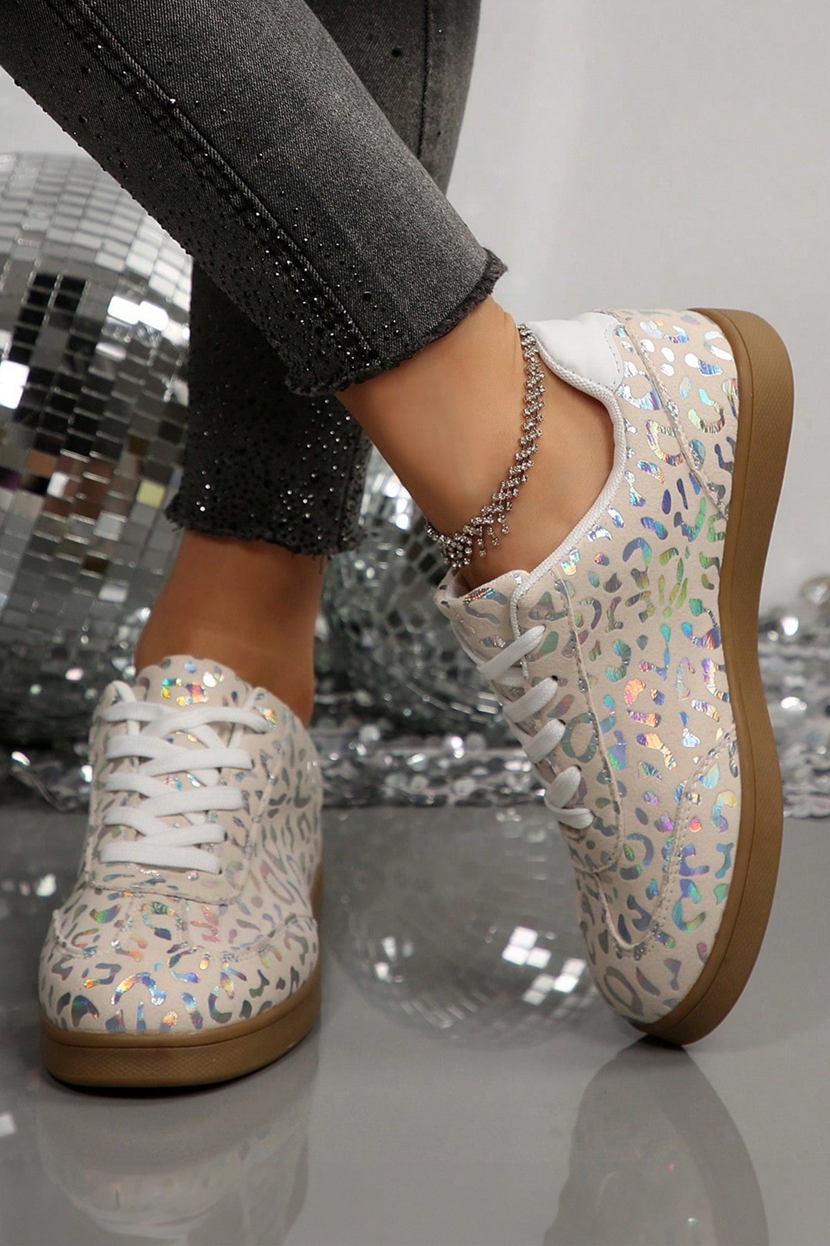 Shimmer Leopard Sneakers