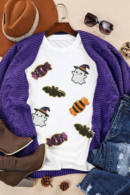 Sequin Halloween Spirit Tee