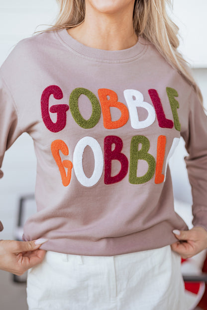 Gobble Thanksgiving Sweatshirt