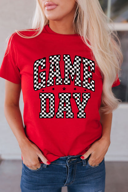 Checkered Game Day Tee