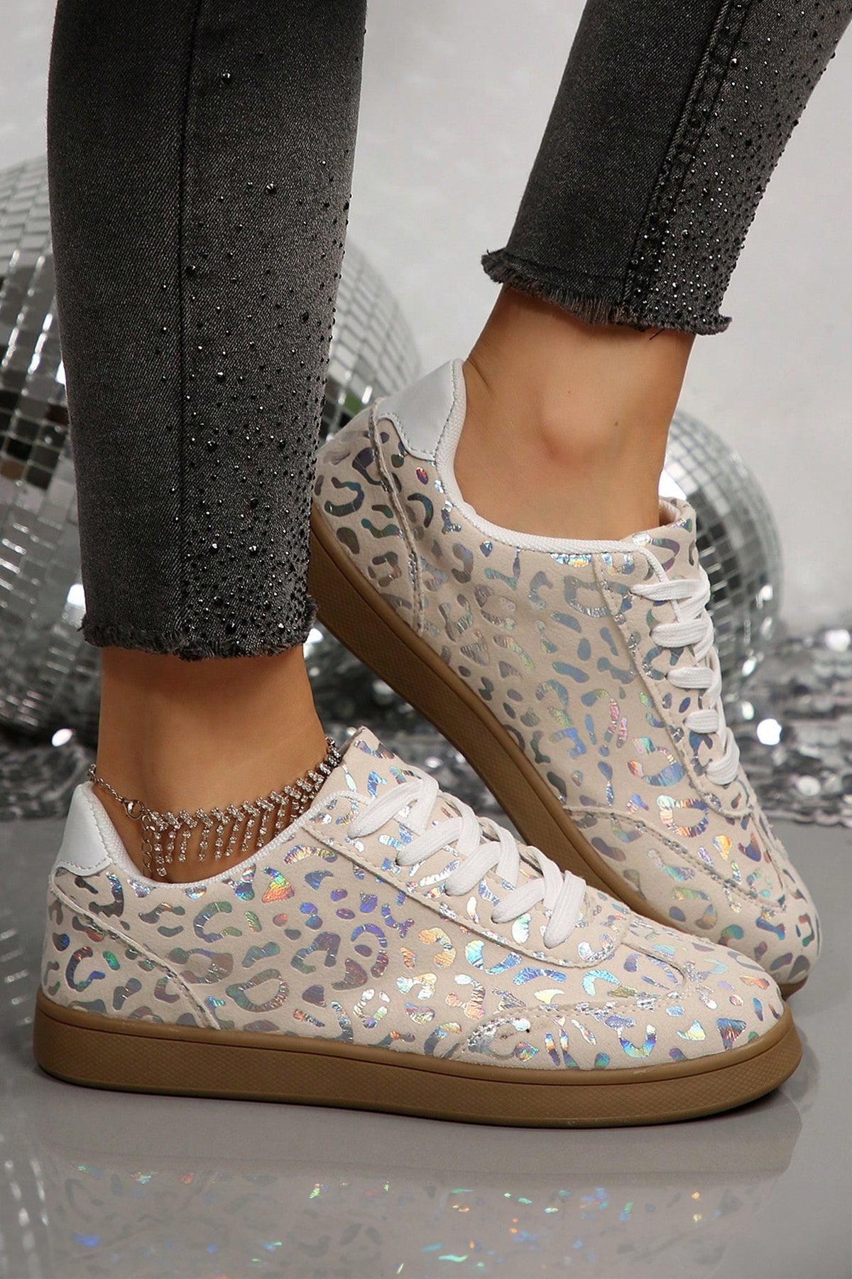 Shimmer Leopard Sneakers