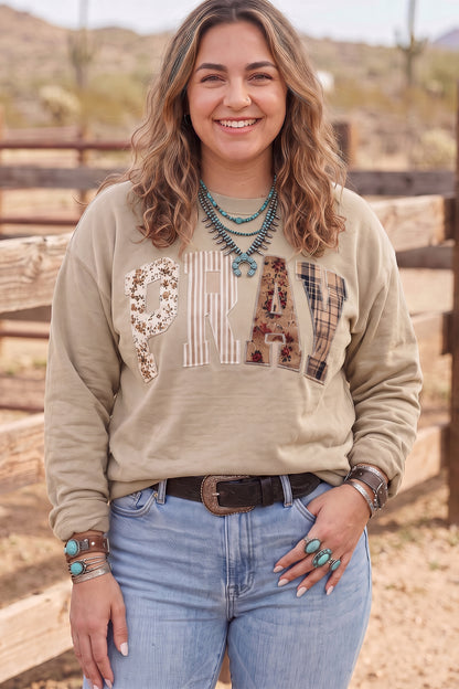 PRAY Patchwork Sweatshirt