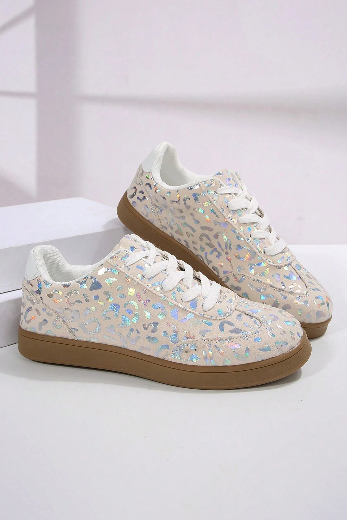 Shimmer Leopard Sneakers
