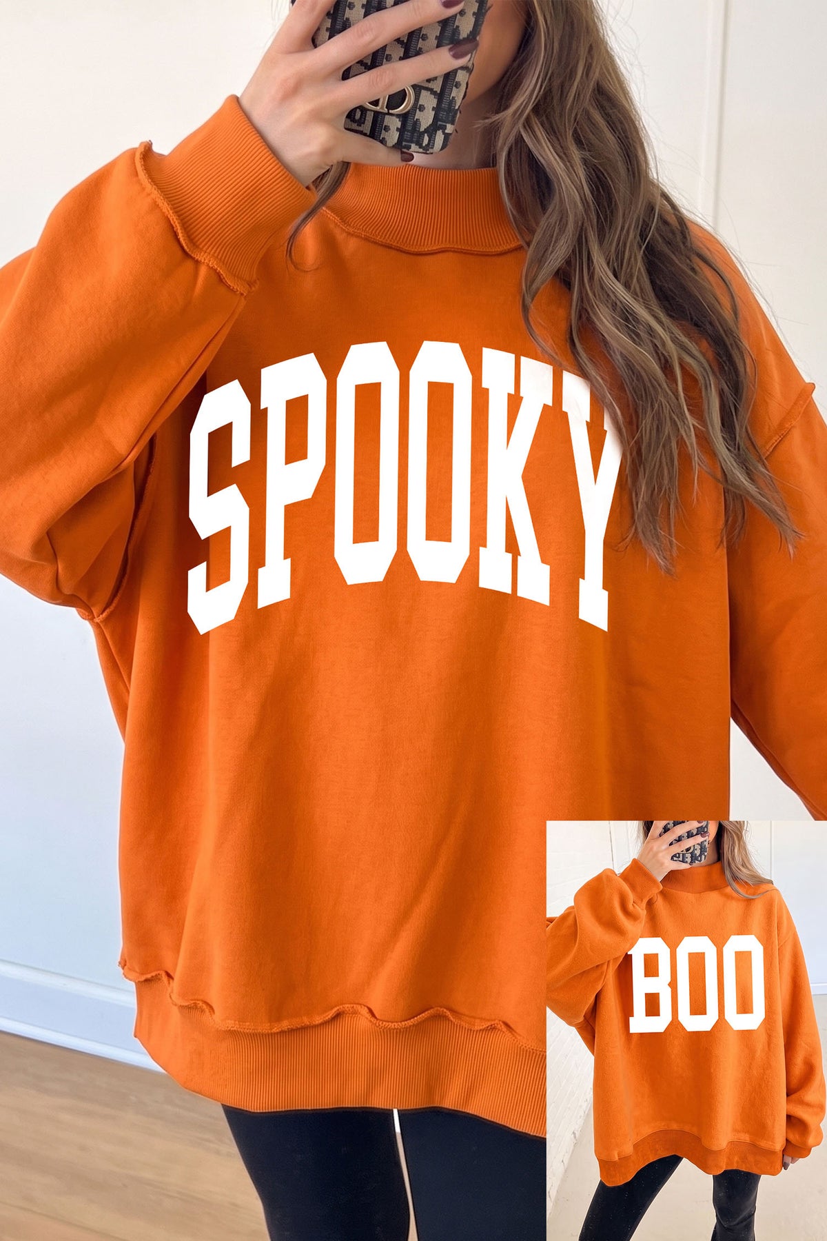 Spooky Boo Reversible Sweatshirt