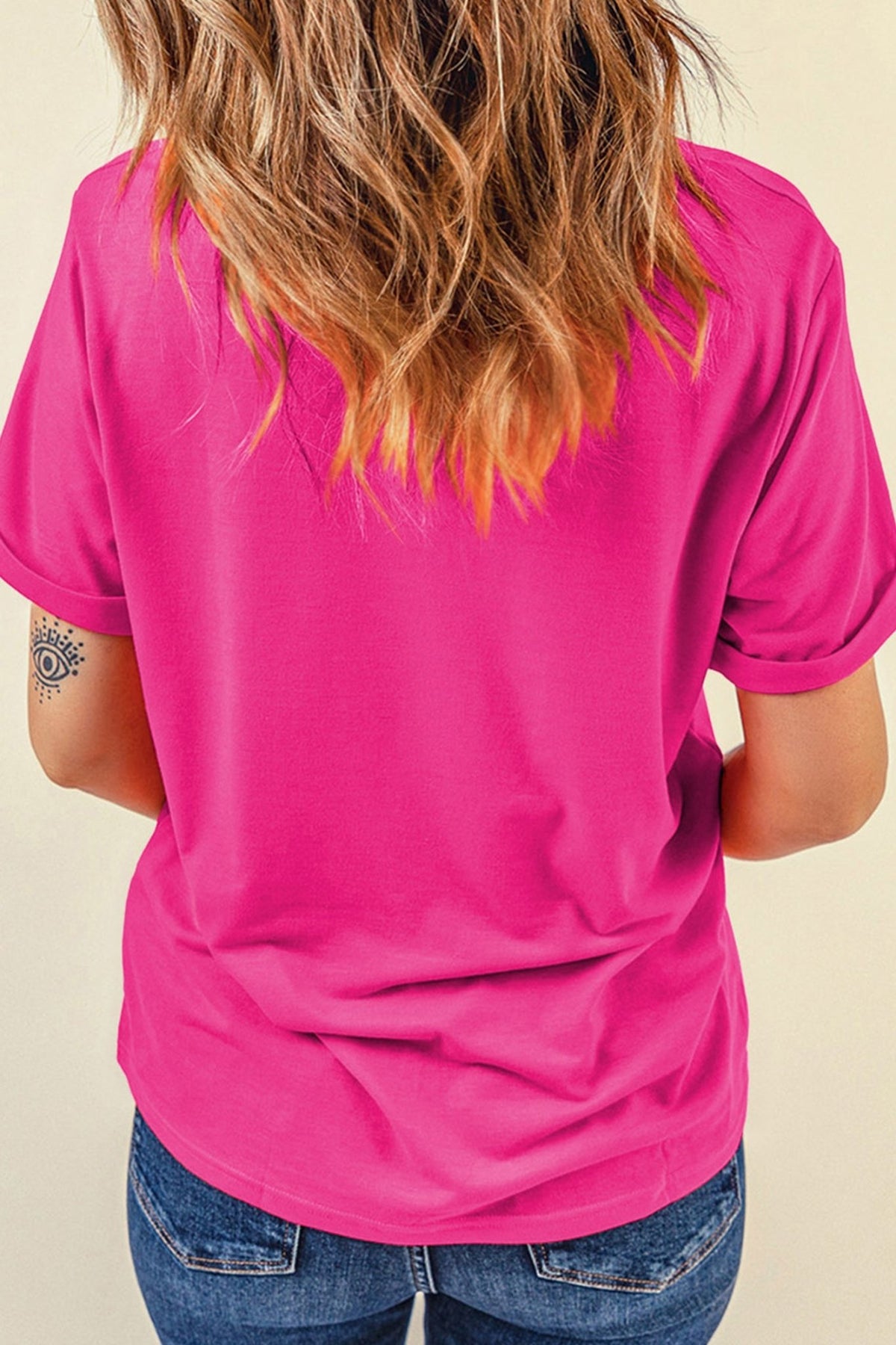 Rose Red SUNSHINE ICED COFFEE Casual Summer T Shirt - Walker Designs